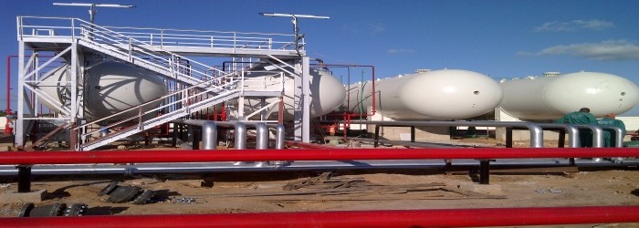 LPG Tanks and piping